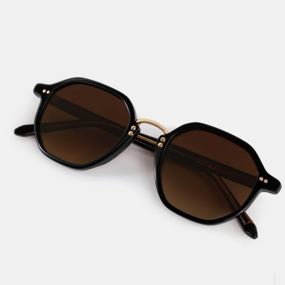 KREWE Black and Gold Sunglasses - Picture 4 of 7